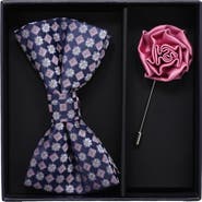 Ben Sherman Bow Tie & Lapel Pin Set