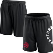 FANATICS Men's Fanatics Branded Black Toronto Raptors Post Up Mesh Shorts