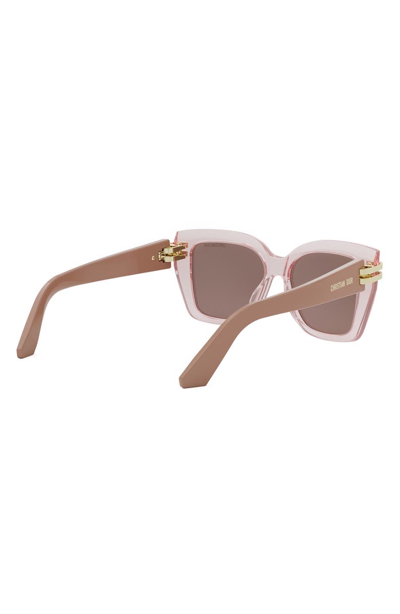 DIOR 'CDior S1I 52mm Square Sunglasses, Alternate, color, Pink / Other / Violet