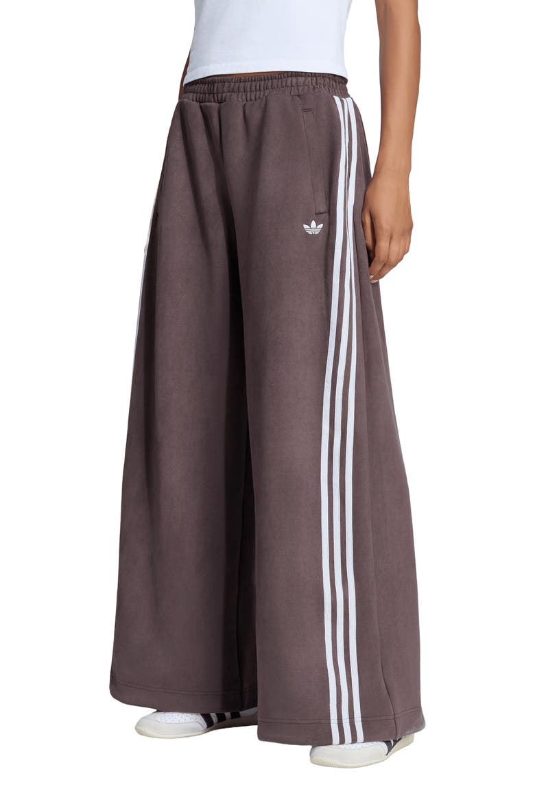 Faux Suede Wide Leg Pants, Main, color, AURORACOFFEE