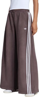 adidas Originals Faux Suede Wide Leg Pants