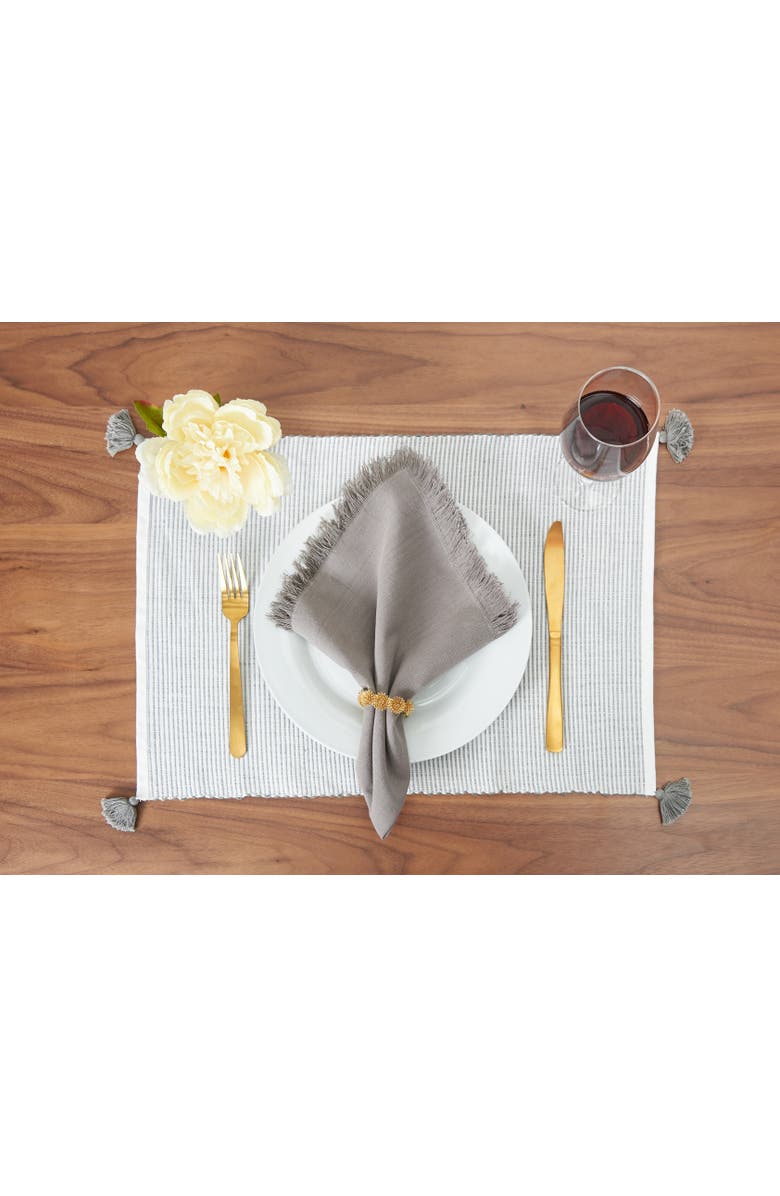 carol & frank Briella Napkin Collection, Alternate, color, Grey