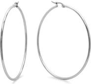 STEELTIME 60mm Hoop Earrings