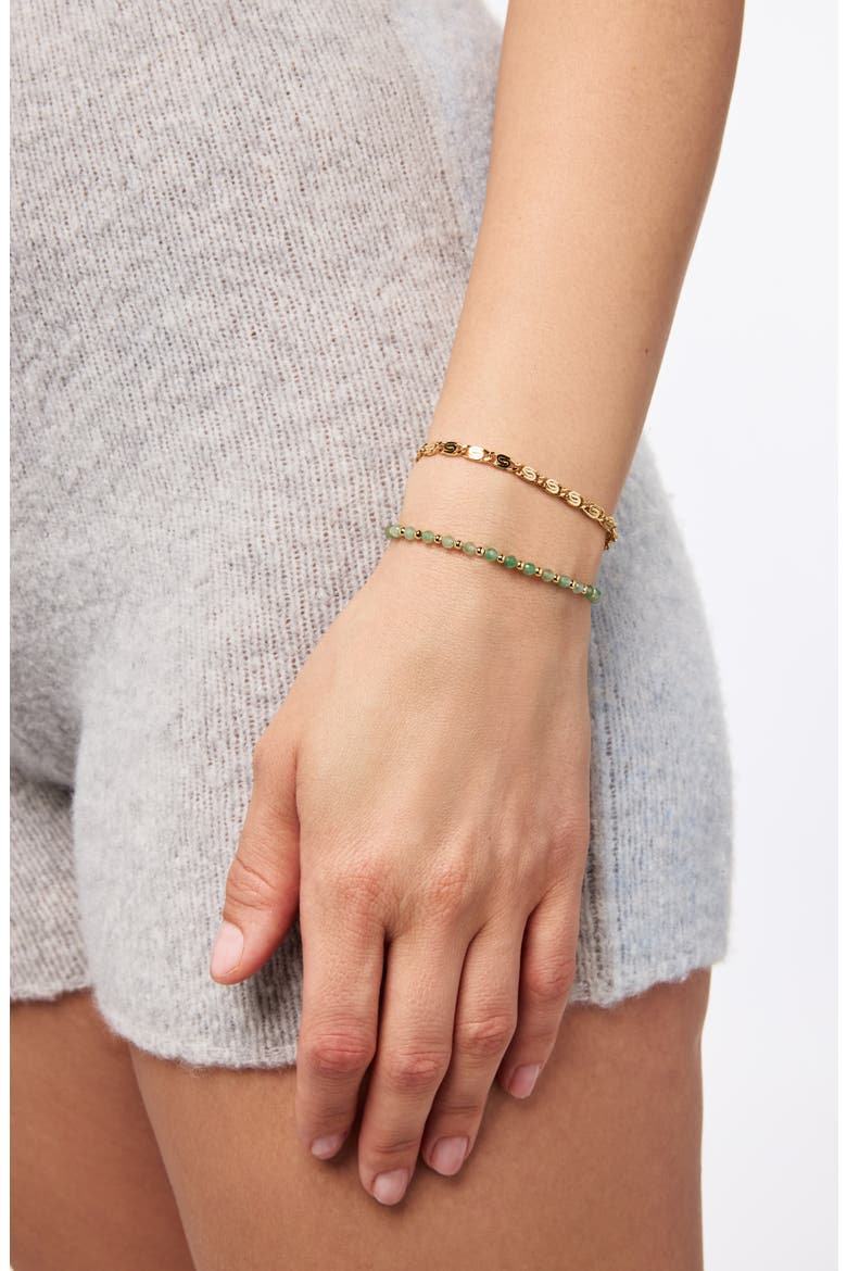 Bead Bracelet - Crew Bracelet, Alternate, color, Gold