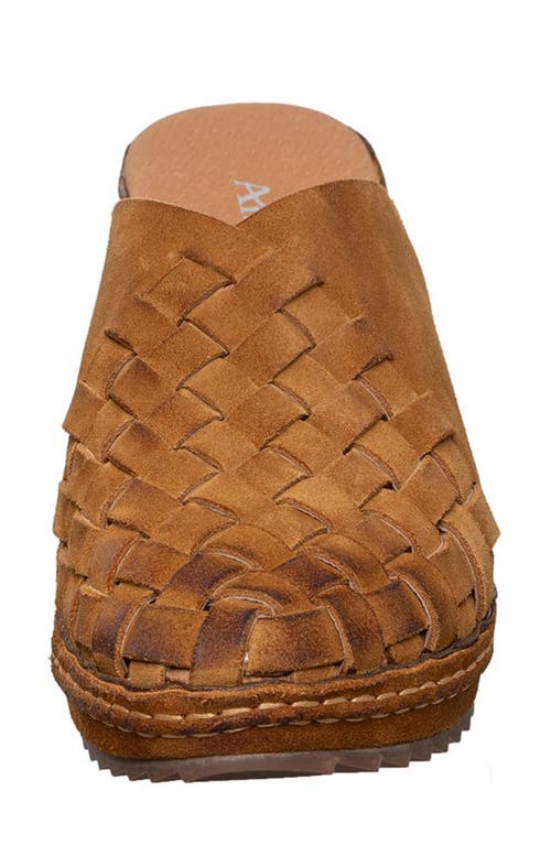Antelope Teryl Platform Mule In Cognac