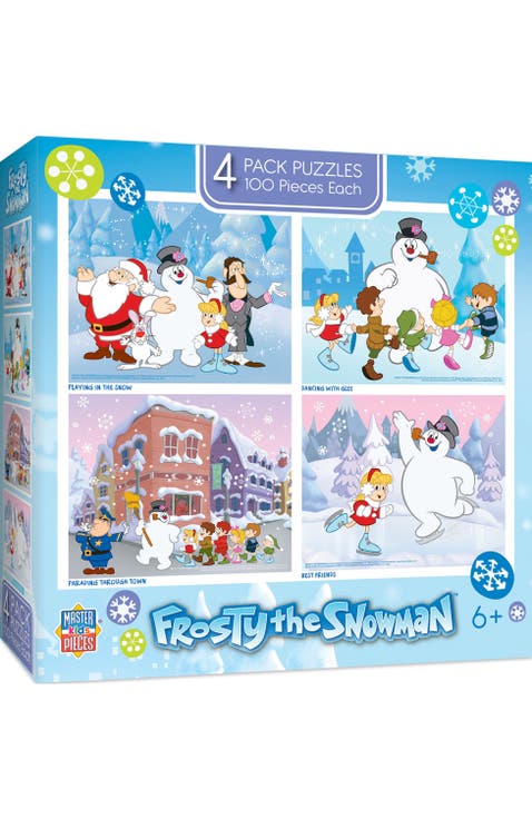 Frosty the Snowman 100pc Puzzles 4-Pack