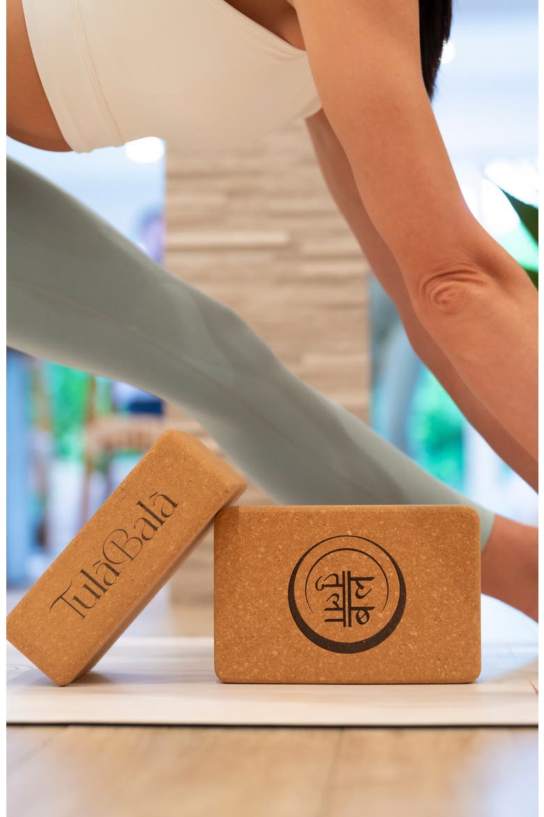 Cork Yoga Blocks, Alternate, color, Natural Cork