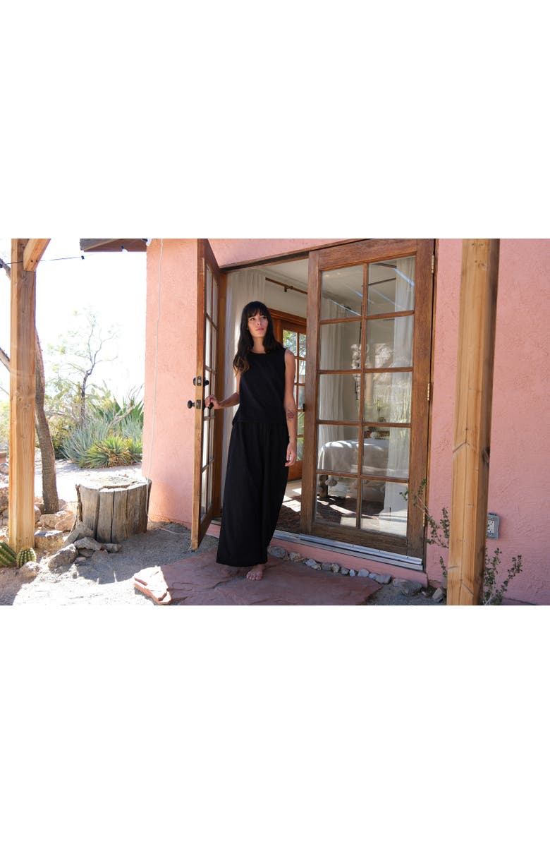 World of Crow Easy Black Lounge Set-Top, Alternate, color,