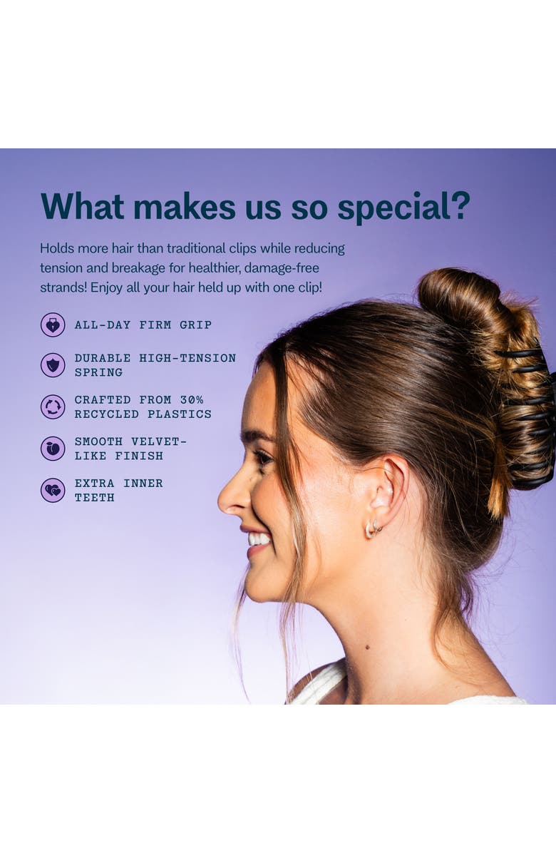 Gimme Beauty Claw Clips for Thick Hair Duo, Alternate, color, Brown