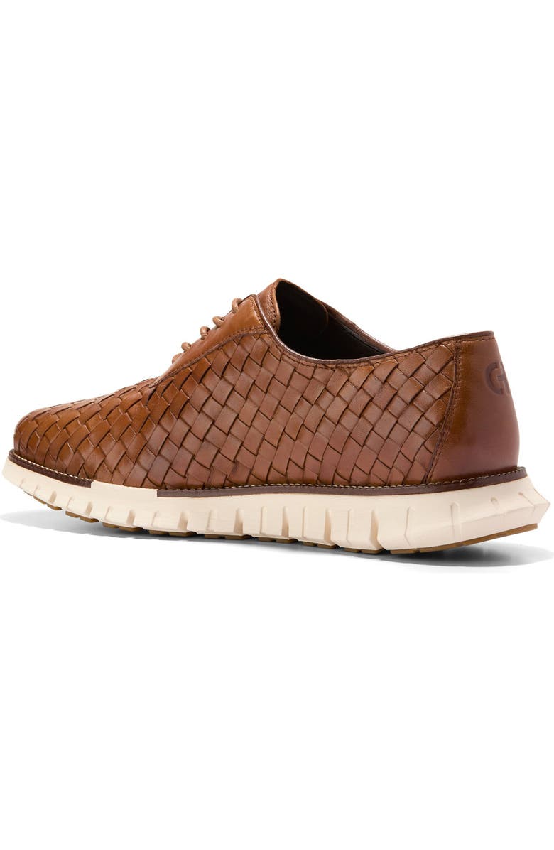 Cole Haan ZERØGRAND Remastered Woven Oxford, Alternate, color, British Tan / Dark Natural