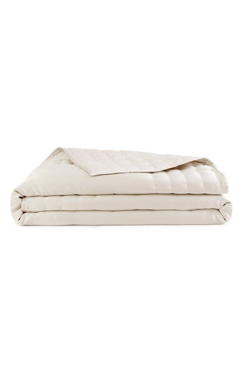 Hammered Silk & Cotton Blend Quilt
