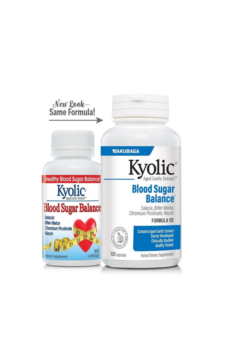 Aged Garlic Extract Formula 112, Blood Sugar Balance, 100 Capsules, Alternate, color, None