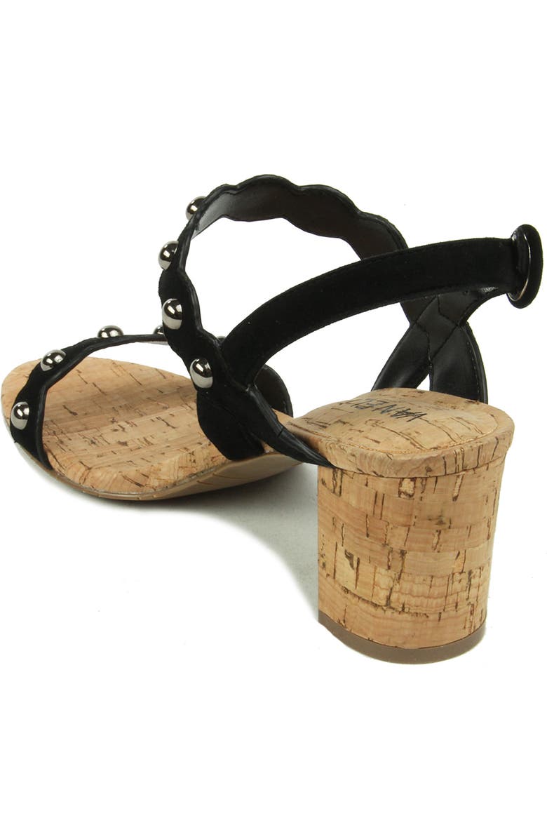 VANELi Mavis Studded Scalloped Sandal, Alternate, color,