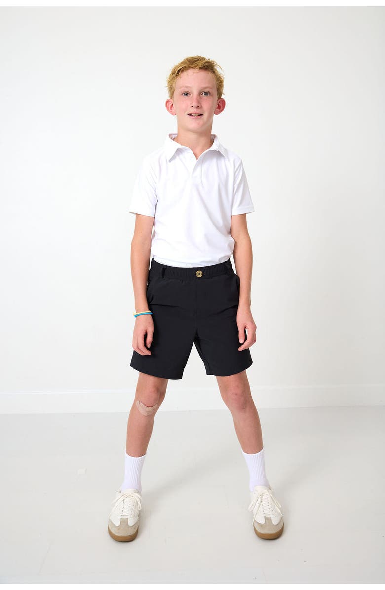 Courtside Kids Boys Dress Short Lined, Alternate, color, Black
