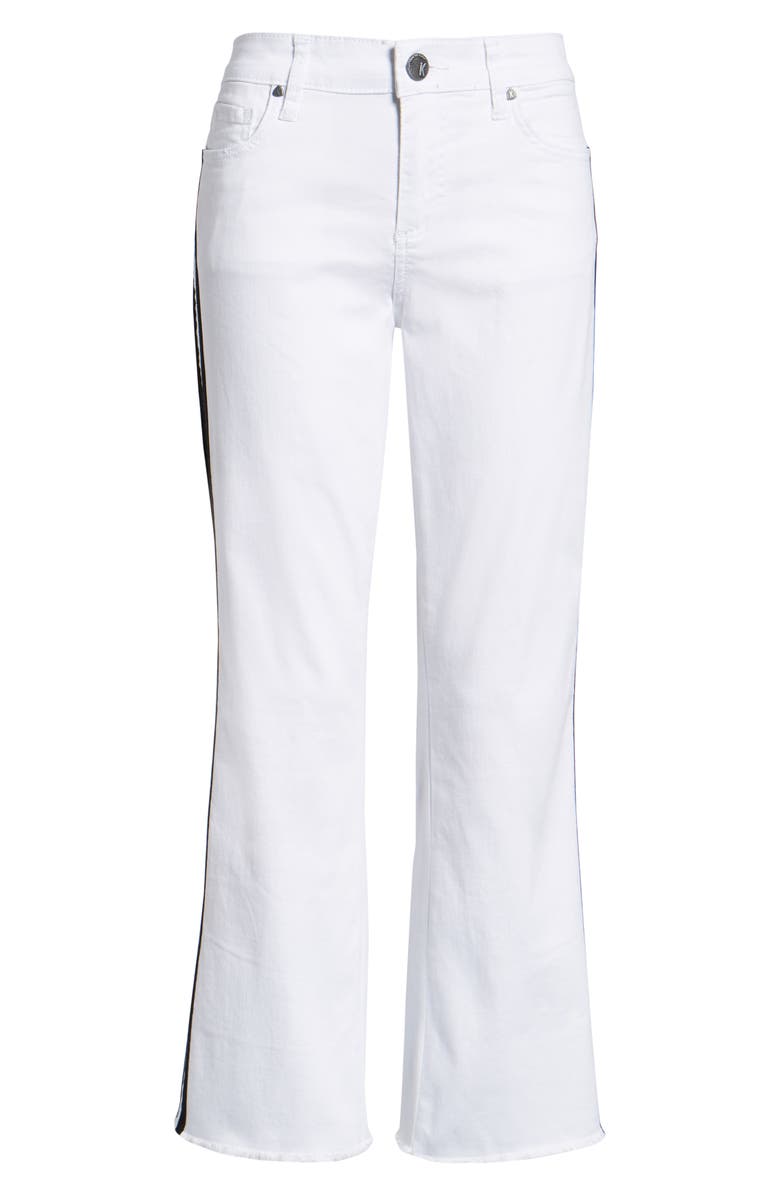 KUT from the Kloth High Waist Side Stripe Kick Flare Jeans, Alternate, color,