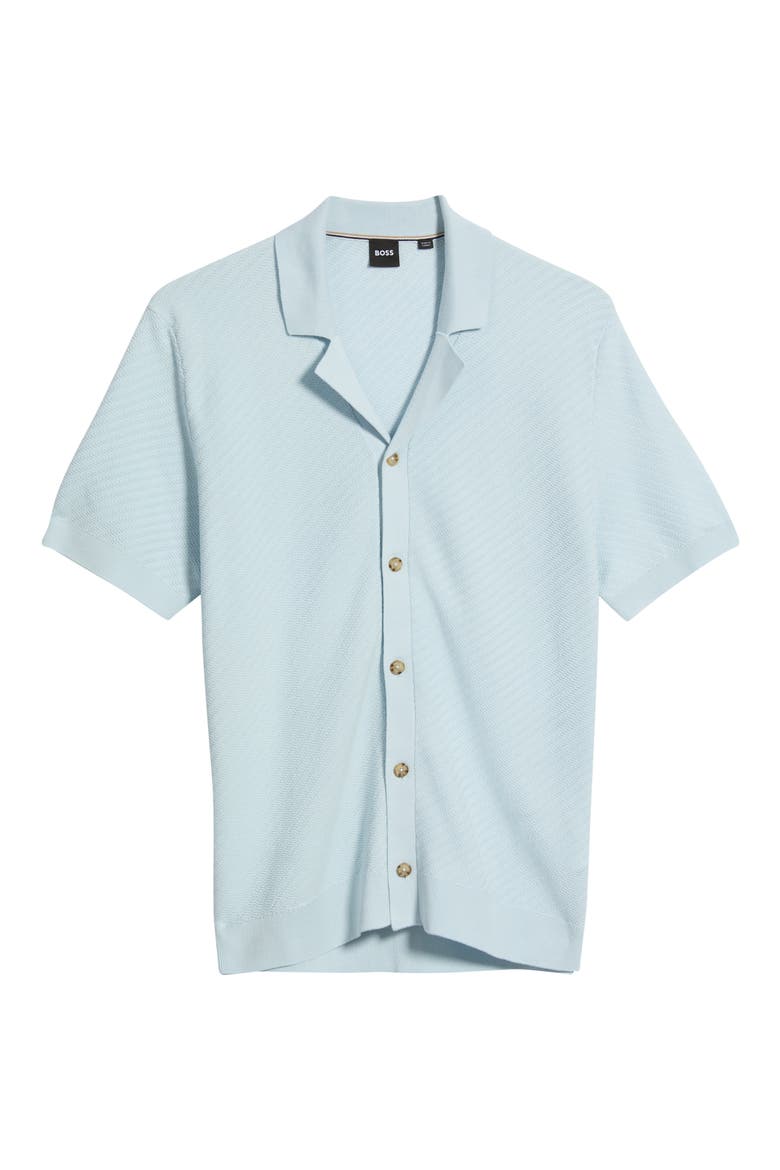 Lomare Camp Shirt, Alternate, color, OPEN BLUE