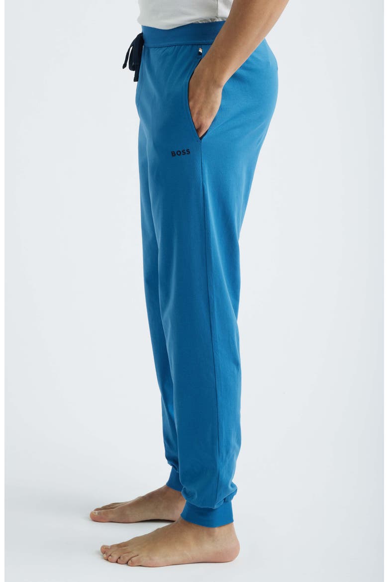 Mix Match Stretch Cotton Pajama Pants, Alternate, color, OPEN BLUE