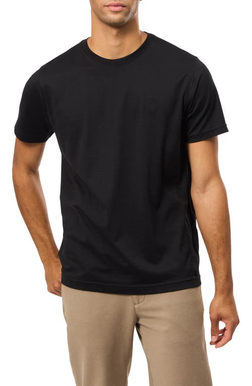 Psycho Bunny James Embroidered Logo T-Shirt in Black 