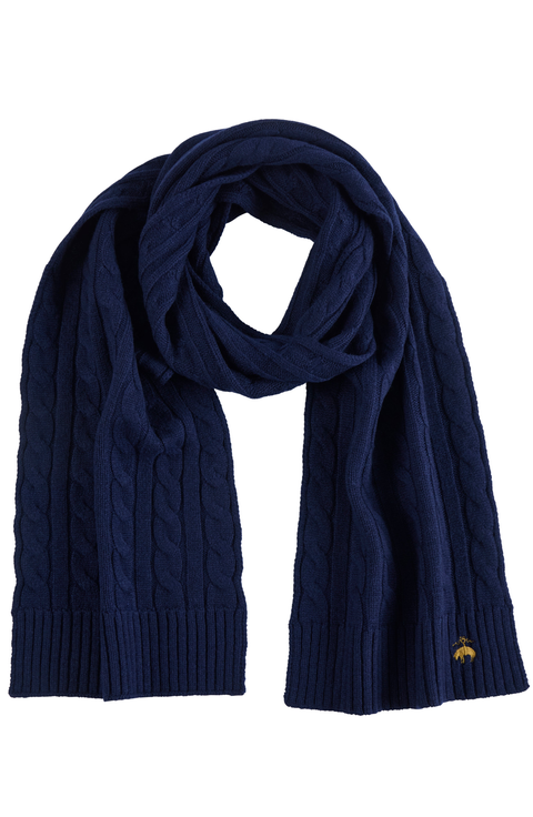 Cashmere Blend Classic Cable Scarf