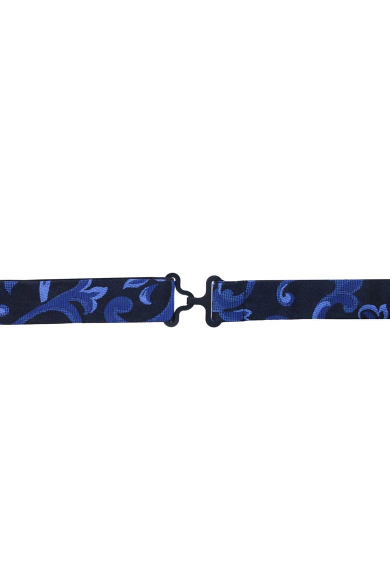 Christian the Romantic Brocade Silk Bow Tie, Alternate, color, Royal Blue