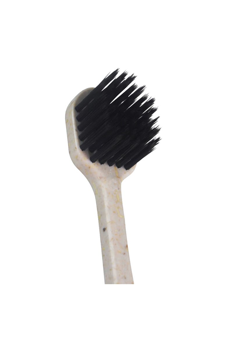 Wide Brush Head Charcoal Toothbrush, Alternate, color, Multicolor