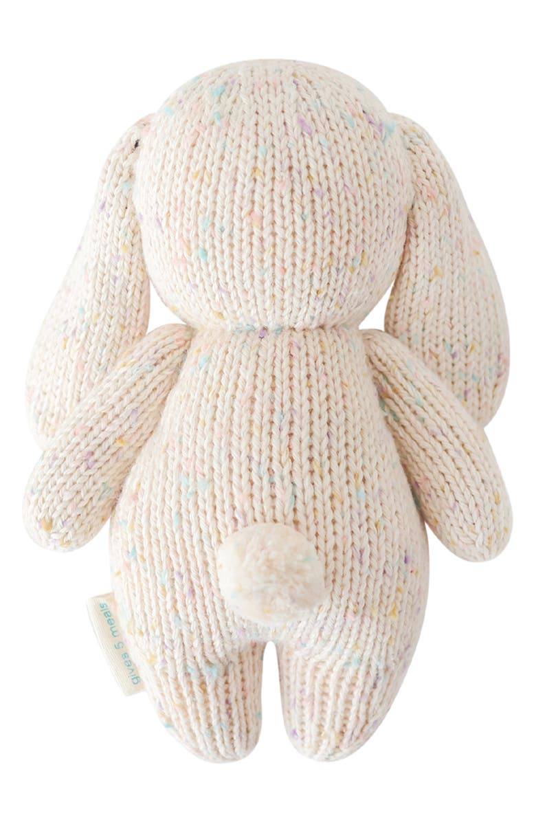 cuddle+kind Confetti Knit Baby Bunny Stuffed Animal, Alternate, color, 