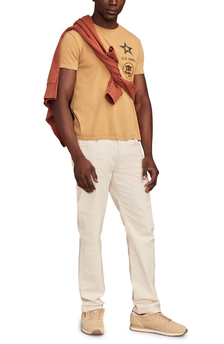 Lucky Brand Army Tank Destroyer Units Distressed Cotton Graphic T-Shirt, Alternate, color, 