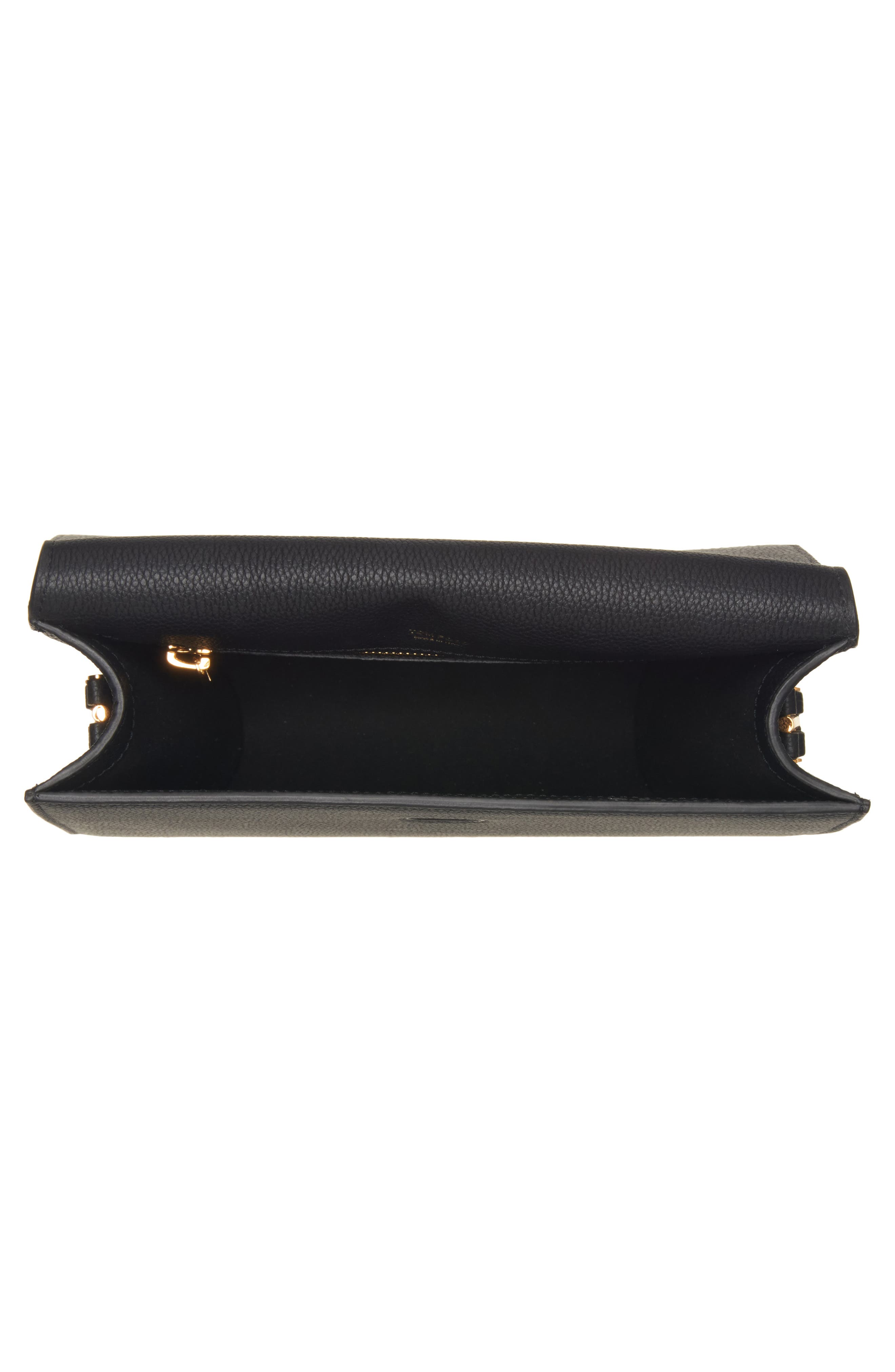 TOM FORD Medium Tara Leather Crossbody Bag, Alternate, color, 1N001 Black