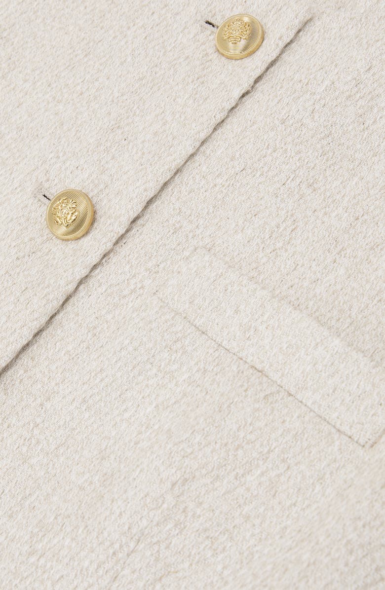 Reiss Nolah Linen Blend Vest, Alternate, color, Neutral