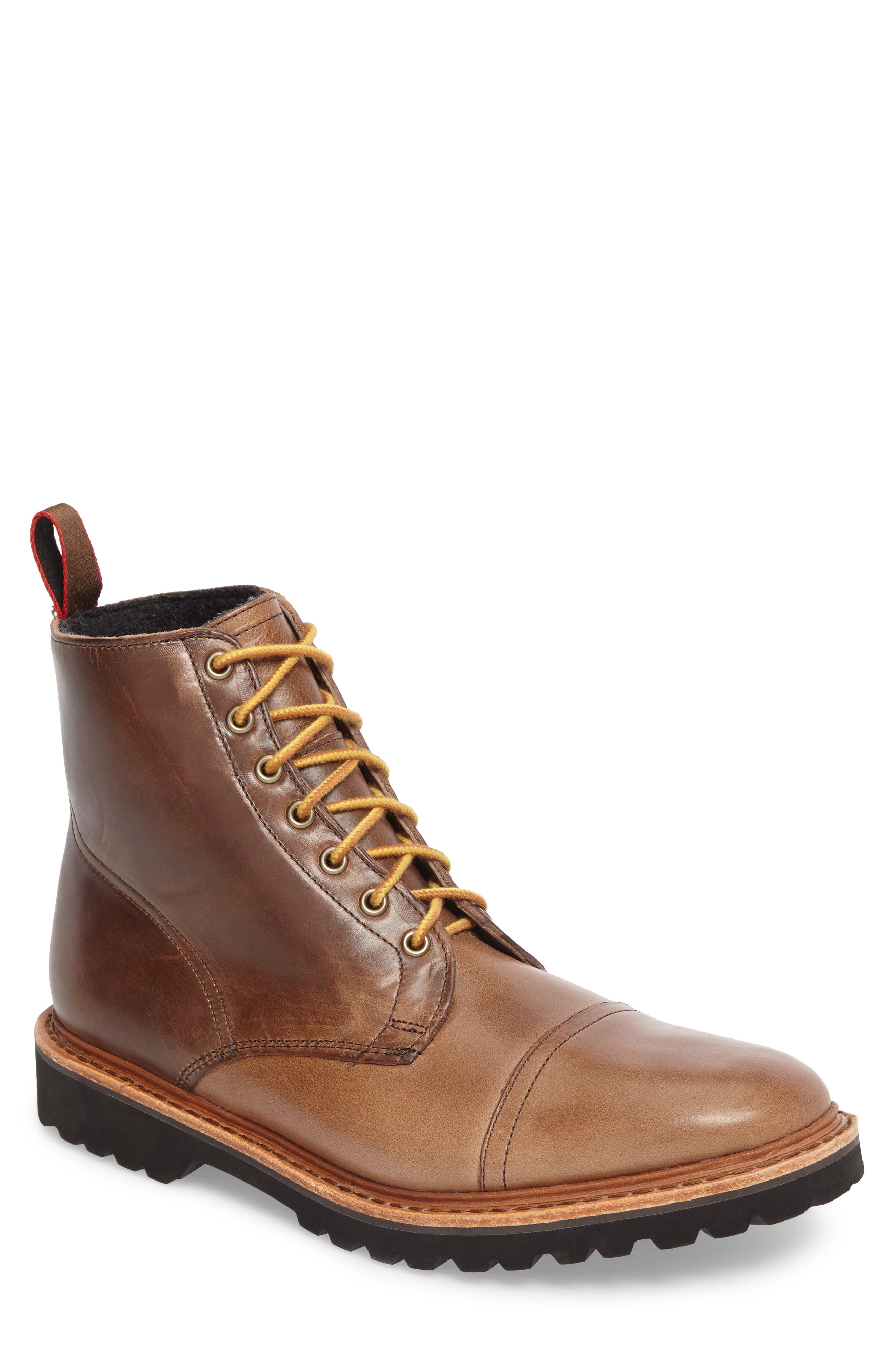Allen Edmonds Vancouver Water Resistant Cap Toe Boot, Main, color, 