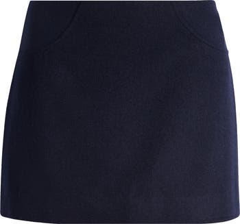 x Kacey Musgraves Buxton Low Rise Wool Blend Miniskirt