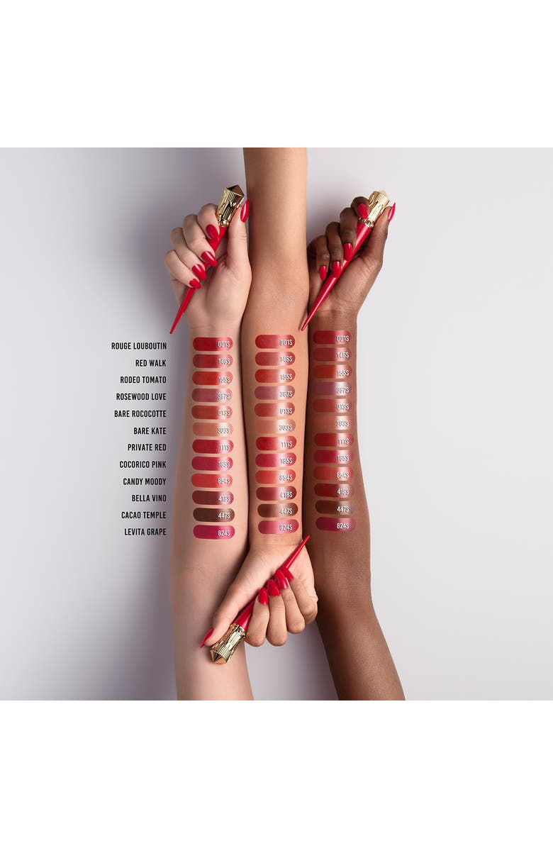 Christian Louboutin Rouge Stiletto Glossy Shine Lipstick, Alternate, color, Bare Kate 303S