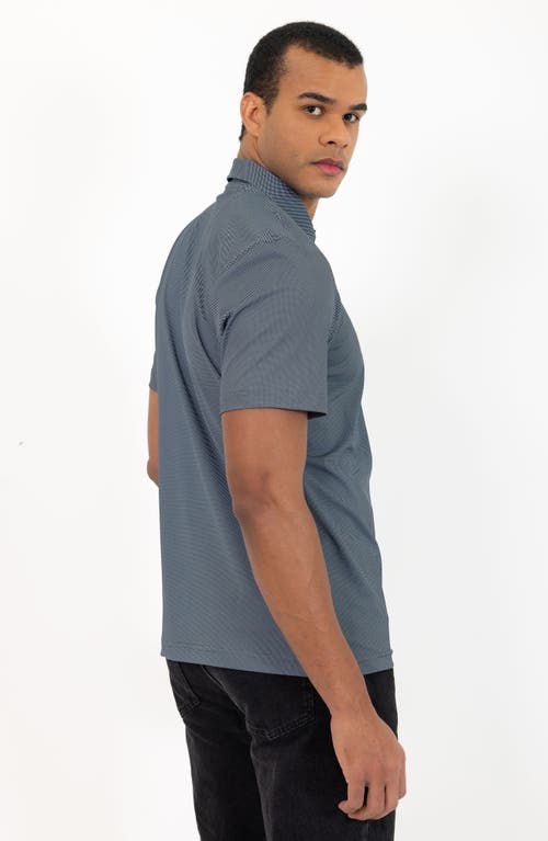 Pino By Pinoporte Men's Modern Fit 4 Way Stretch Technology Polo In Black