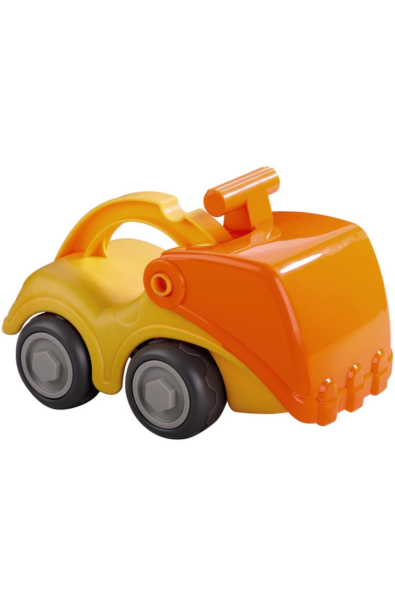 HABA Sand Play Shovel Excavator, Ultimate Beach Toys for Toddlers Age 18 Months+ Toy Trucks, Construction Toys & Sand Box Toys, Alternate, color, Orange Multi