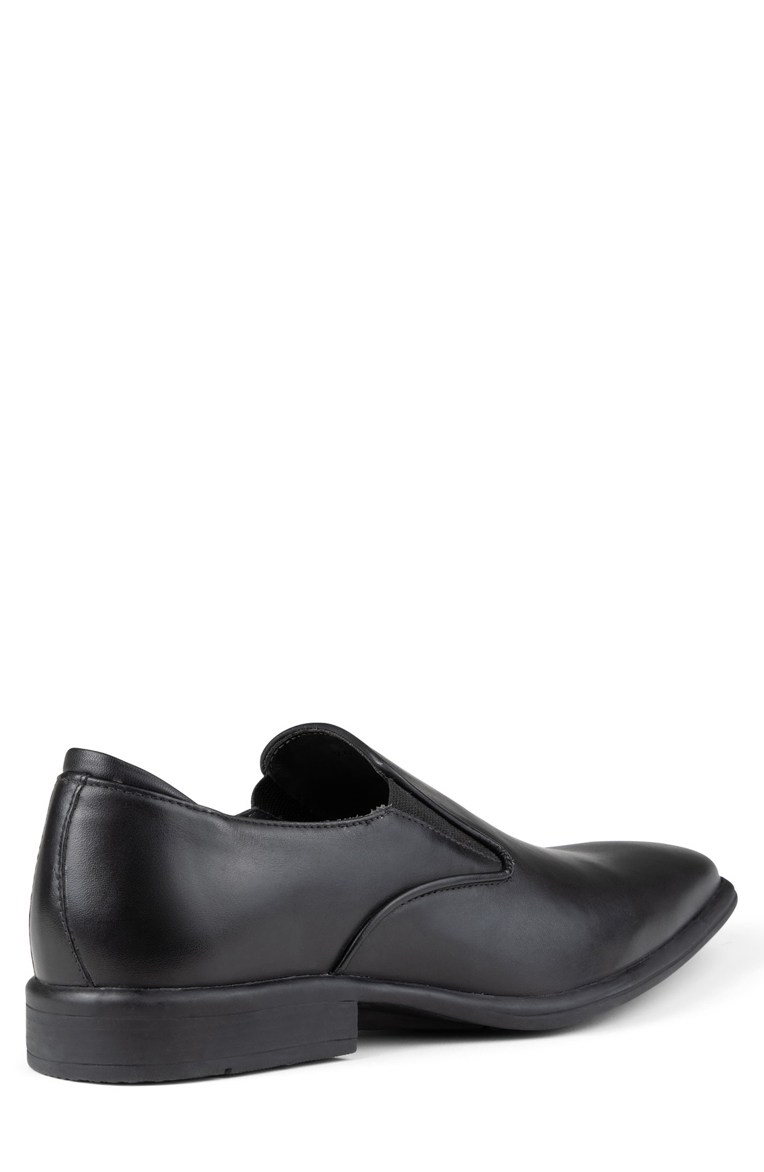 Donald Pliner Leather Loafer, Alternate, color, Black