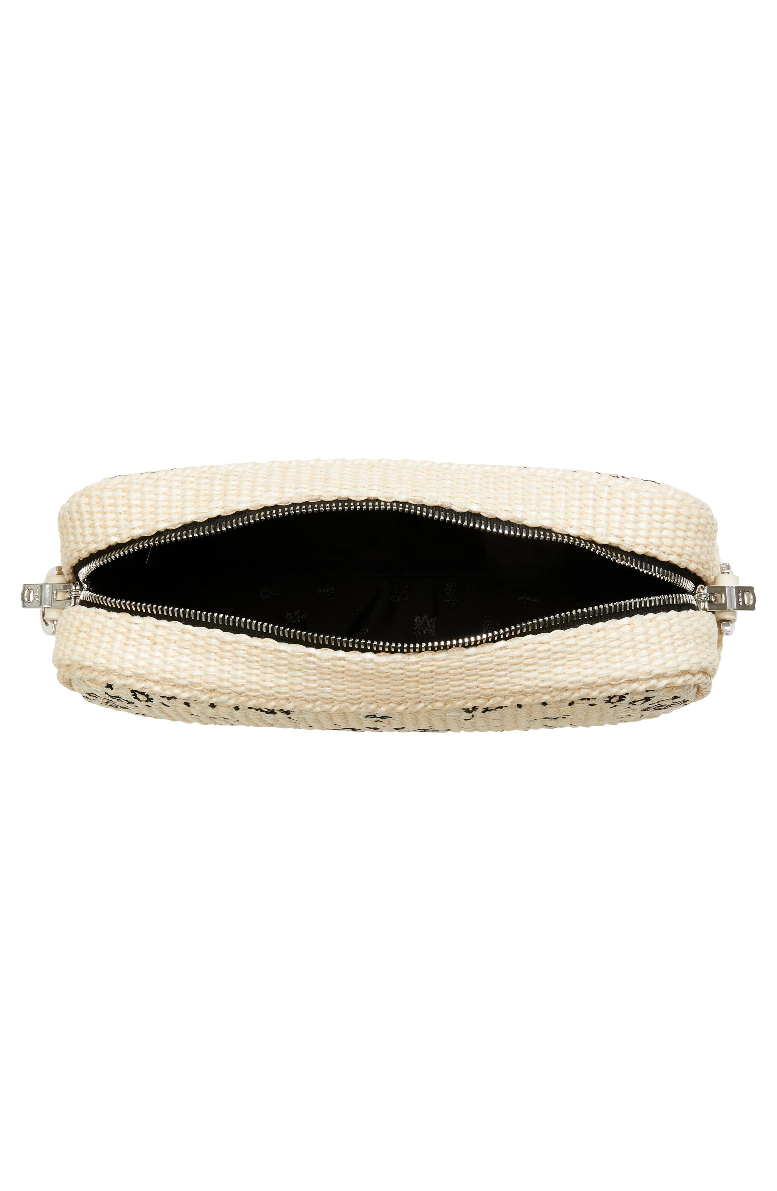 AMIRI Bandana Embroidered Camera Bag, Alternate, color, Alabaster