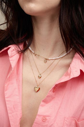 Roxy Heart Locket Necklace