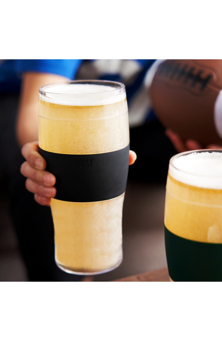 HOST Beer FREEZE Cooling Cup Set of 2, Alternate, color, Black
