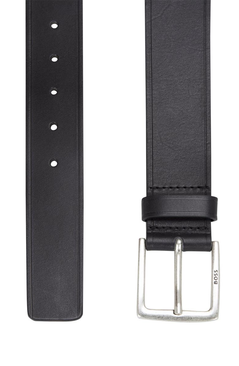 BOSS Rummi Leather Belt, Alternate, color, 