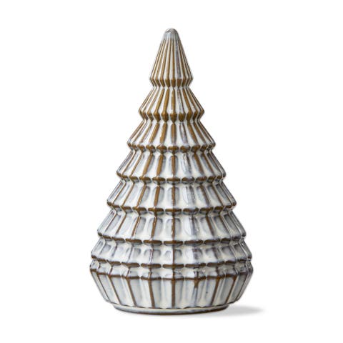 Aspen Tree Decor White Ceramic Holiday Tree Sculpture