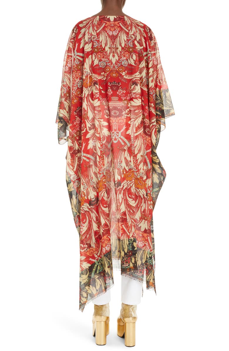 Dries Van Noten Cartland Floral Cotton Caftan, Alternate, color,