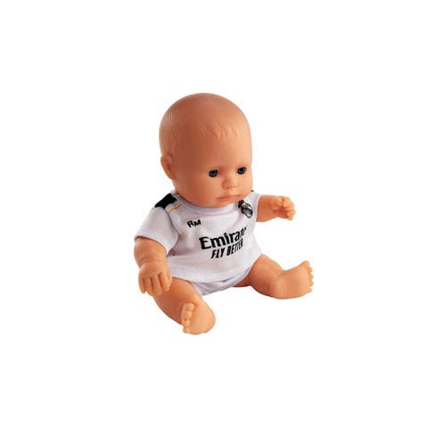 8 1/4 inch Baby Boy Doll with Real Madrid SoccerJersey