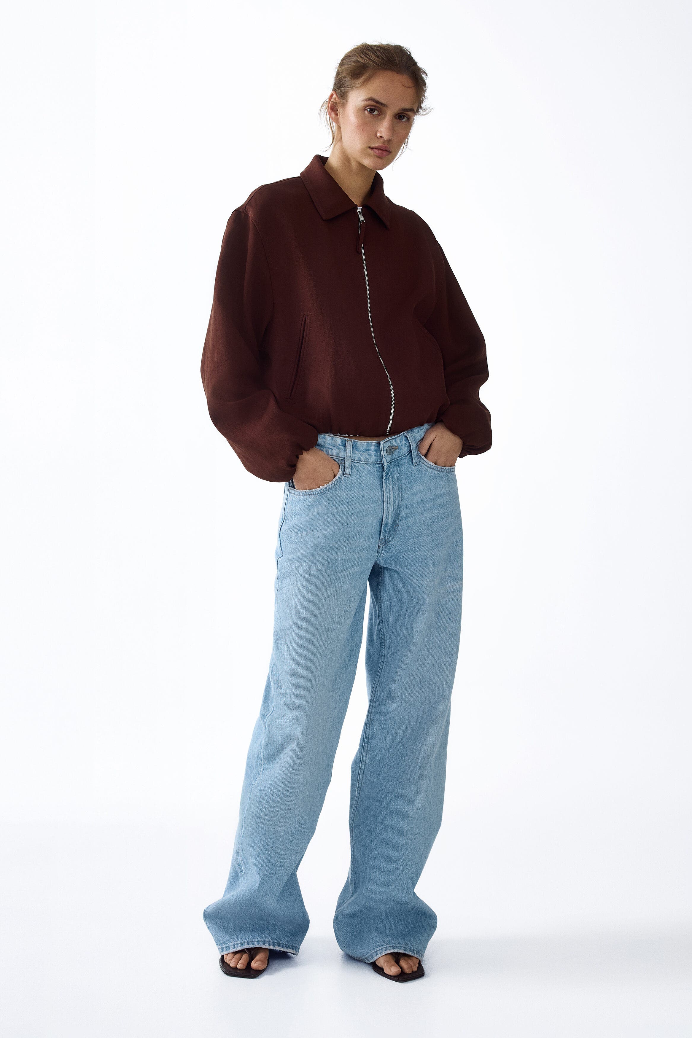 Oversized bubble-hem jacket - image 2