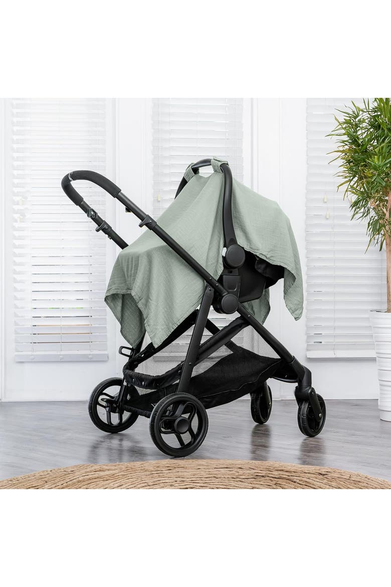 Baby Car Seat Cover, Alternate, color, Fern