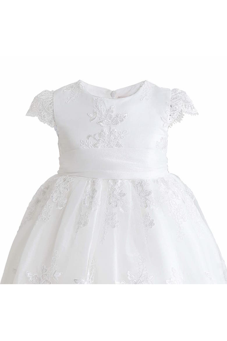 Valina Lace Communion Dress, Alternate, color, White