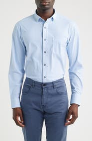 Johnston & Murphy XC Motion Performance Knit Button-Up Shirt