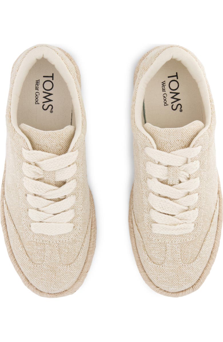 TOMS Jesse Espadrille Sneaker, Alternate, color, Gold
