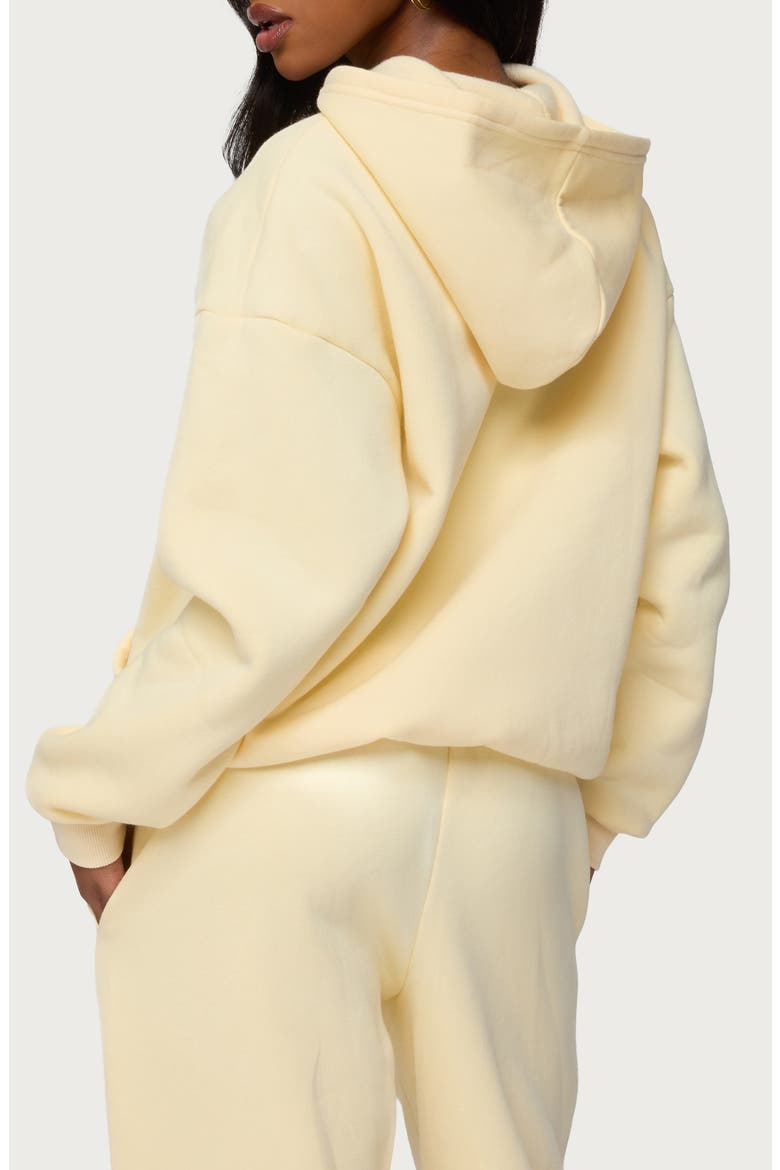 Basic Girl Oversize Hoodie, Alternate, color, YELLOW
