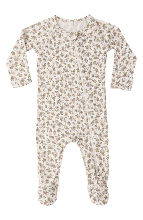 Wildflower Zip Footie