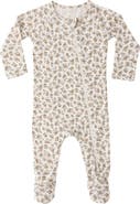 QUINCY MAE Wildflower Zip Footie
